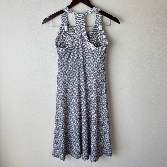 Prana The Cali Racerback Tank Dress Moonrock Botanica Women’s Sz Small Athletic - Picture 8 of 10